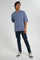 Redtag-Blue-Solid-T-Shirt-With-Scoop-Heim-Plain-Men's-