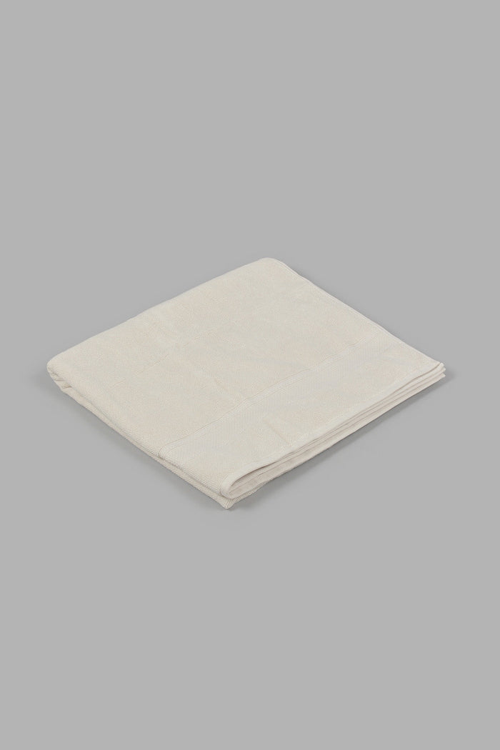 Redtag-Beige-Textured-Cotton-Bath-Sheet-0,-Colour:Beige,-Filter:Home-Bathroom,-HMW-BAC-Bath-Sheets,-New-In,-New-In-HMW-BAC,-Non-Sale,-S22A,-Section:Homewares-Home-Bathroom-