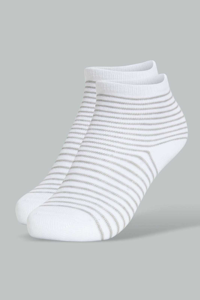 Redtag-White-Full-Length-Socks-(4-Pack)-Ankle-Socks-Infant-Boys-3 to 24 Months