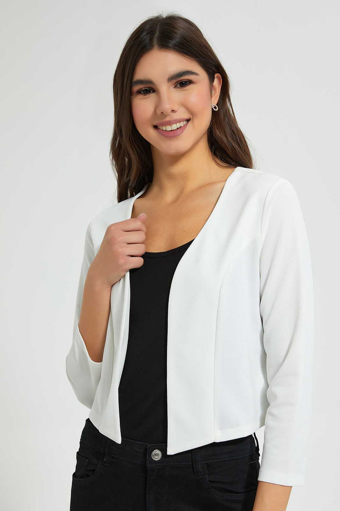 Redtag-White-Cropped-Jacket-Jackets-Women's-