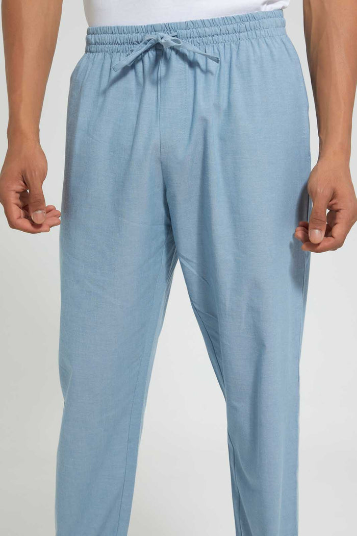 Redtag-Blue-Pyjama-Bottom-Pyjama-Bottoms-Men's-