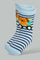 Redtag-Blue-Car-Print-4-Pack-Socks-(Full-Length)-Full-Length-Infant-Boys-3 to 24 Months