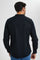 Redtag-Black-Mandarin-Collar-Shirt-Casual-Shirts-Men's-