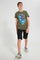 Redtag-Olive-Space-Pool-T-Shirt-Graphic-T-Shirts-Senior-Boys-9 to 14 Years