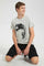 Redtag-Ecru-Space-Surfing-T-Shirt-Graphic-T-Shirts-Senior-Boys-9 to 14 Years