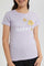 Redtag-Purple-Basic-T-Shirt-Graphic-T-Shirts-Senior-Girls-9 to 14 Years