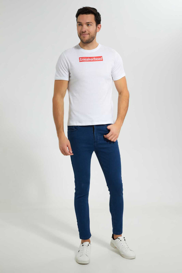 Redtag-White-Graphic-T-Shirt-Graphic-T-Shirts-Men's-