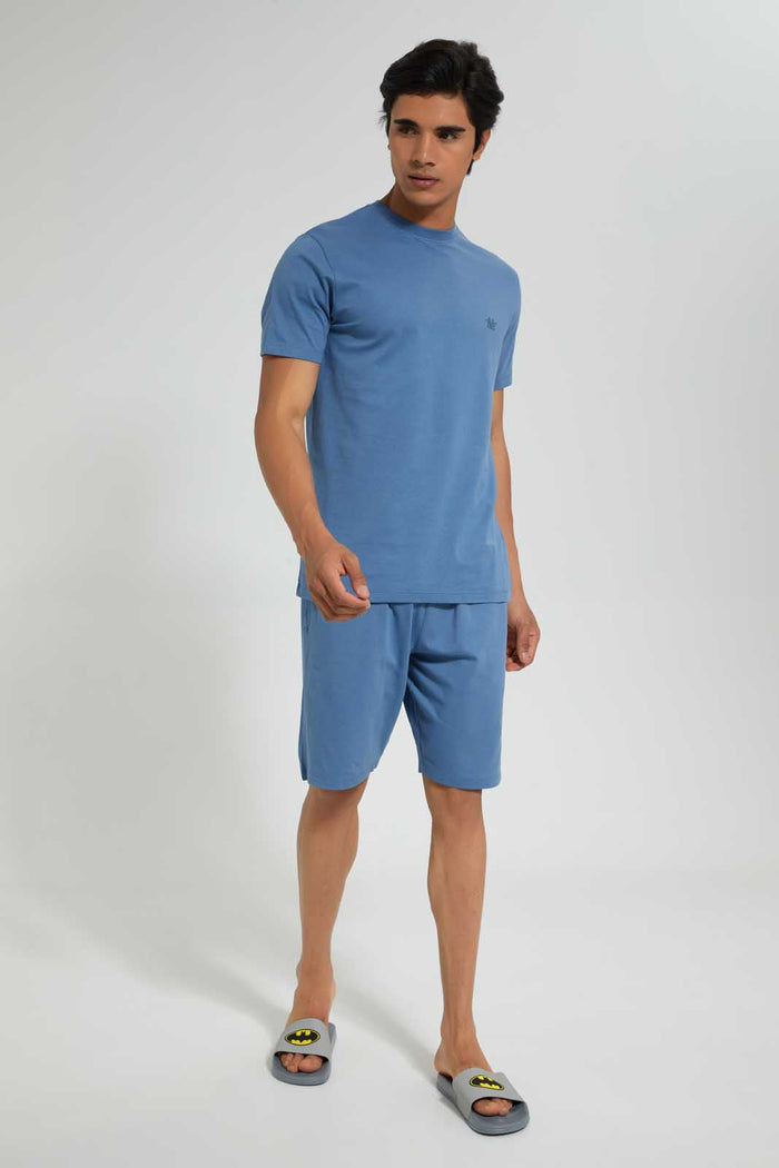 Redtag-Blue-Pyjama-Sets-Pyjama-Sets-Men's-