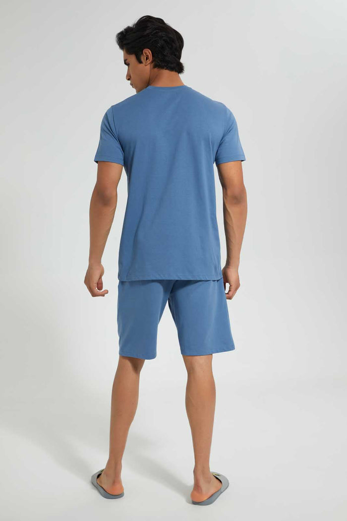 Redtag-Blue-Pyjama-Sets-Pyjama-Sets-Men's-
