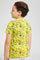Redtag-Yellow-Paint-Splat-T-Shirt-Graphic-T-Shirts-Boys-2 to 8 Years