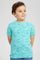 Redtag-Aqua-Shark-Aop-T-Shirt-Graphic-T-Shirts-Boys-2 to 8 Years