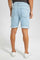Redtag-Light-Wash-5-Pocket-Knit-Denim-Short-Category:Shorts,-Colour:Light-Wash,-Filter:Men's-Clothing,-Men-Shorts,-New-In,-New-In-Men,-Non-Sale,-S22D,-Section:Men-Men's-