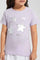 Redtag-Lilac-Girls-Embossed-Printed-T-Shirt-Graphic-T-Shirts-Girls-2 to 8 Years