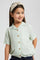 Redtag-Mint-Crop-Shirt-Blouse-Cropped-Tops-Girls-2 to 8 Years