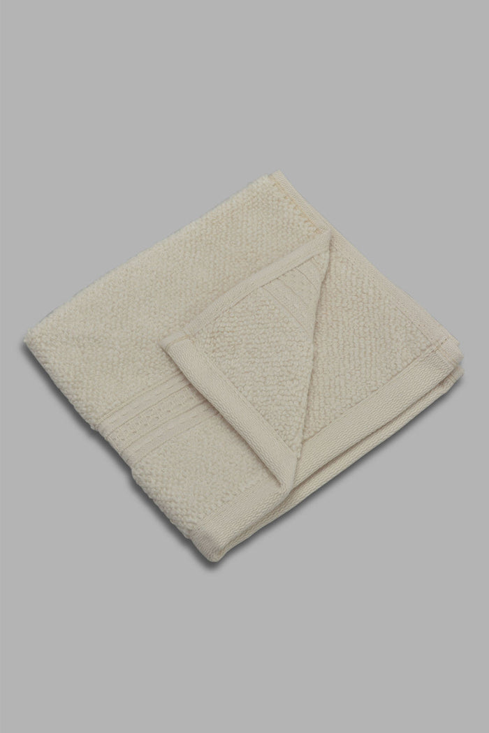 Redtag-Beige-Textured-Cotton-Face-Towel-Set-(4-Piece)-Category:Towels,-Colour:Beige,-Filter:Home-Bathroom,-HMW-BAC-Towels,-New-In,-New-In-HMW-BAC,-Non-Sale,-Section:Homewares,-W22O-Home-Bathroom-
