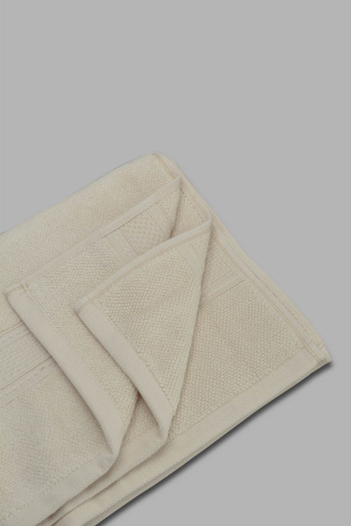 Redtag-Beige-Textured-Cotton-Hand-Towel-Category:Towels,-Colour:Beige,-Filter:Home-Bathroom,-HMW-BAC-Towels,-New-In,-New-In-HMW-BAC,-Non-Sale,-Section:Homewares,-W22O-Home-Bathroom-