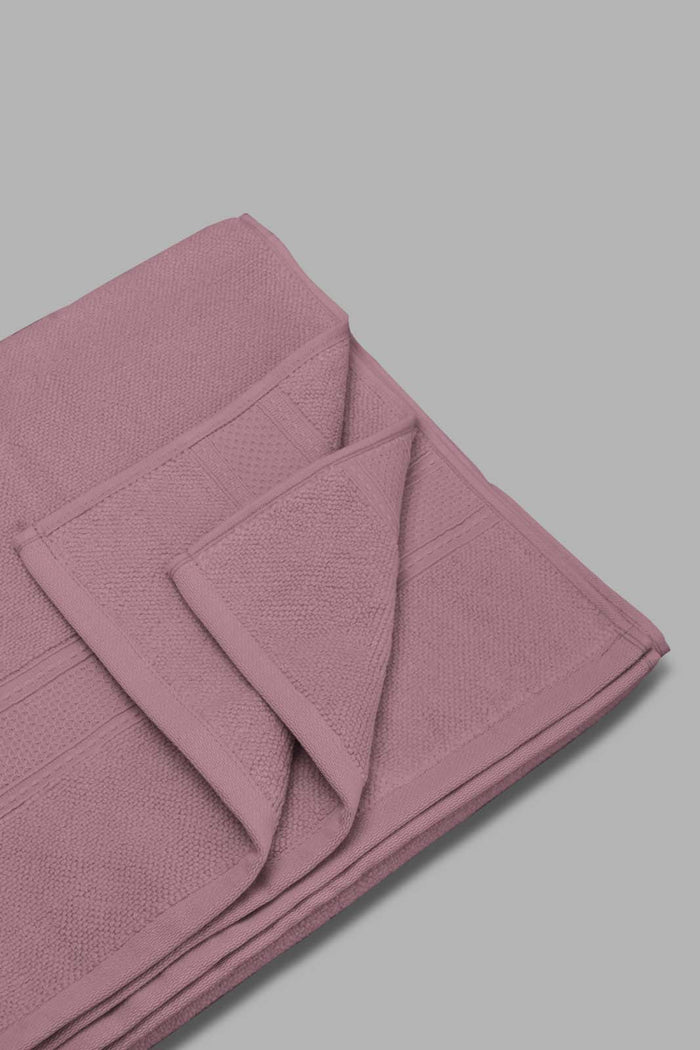 Redtag-Purple-Textured-Cotton-Beach-Towel-Category:Towels,-Colour:Purple,-Filter:Home-Bathroom,-HMW-BAC-Towels,-New-In,-New-In-HMW-BAC,-Non-Sale,-Section:Homewares,-W22O-Home-Bathroom-
