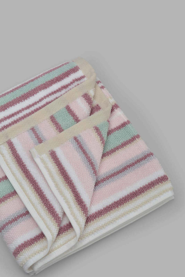 Redtag-Multicolour-Textured-Cotton-Hand-Towel-Category:Towels,-Colour:Multicolour,-Filter:Home-Bathroom,-HMW-BAC-Towels,-New-In,-New-In-HMW-BAC,-Non-Sale,-Section:Homewares,-W22O-Home-Bathroom-