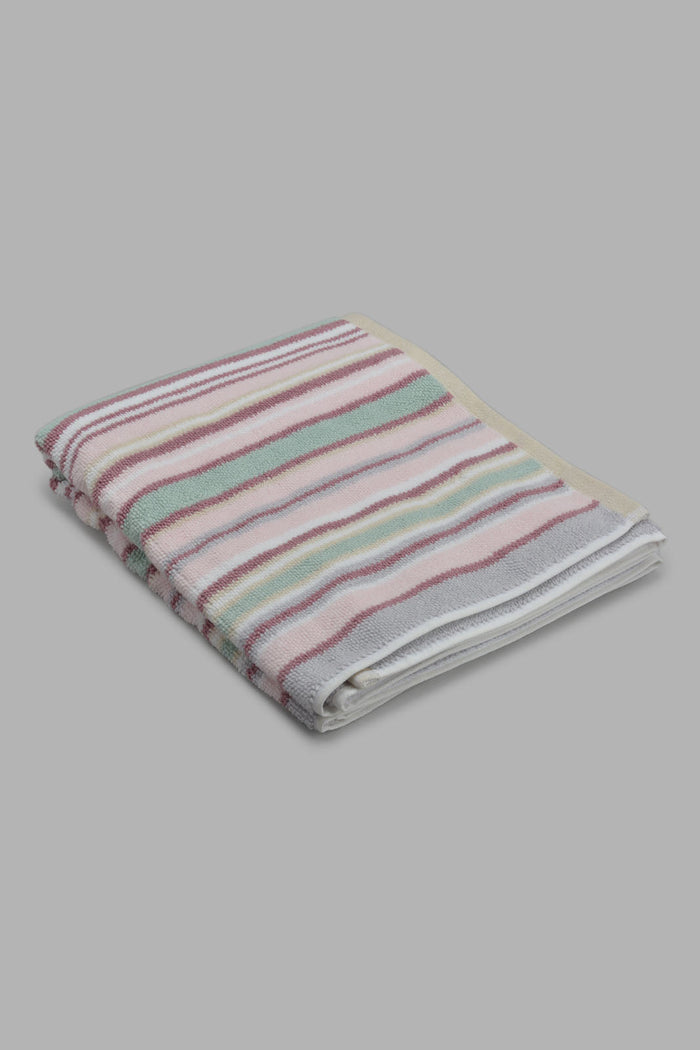 Redtag-Multicolour-Textured-Cotton-Bath-Towel-Category:Towels,-Colour:Multicolour,-Filter:Home-Bathroom,-HMW-BAC-Towels,-New-In,-New-In-HMW-BAC,-Non-Sale,-Section:Homewares,-W22O-Home-Bathroom-