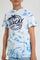 Redtag-Blue-Bsr-Tye-Dye-Tee-Graphic-T-Shirts-Senior-Boys-9 to 14 Years