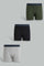 Redtag-Olive/Black/Grey-Mel-3-Pcs-Pack-Boxer-Shorts-365,-BSR-Boxers,-Category:Boxers,-Colour:Assorted,-Deals:New-In,-Filter:Senior-Boys-(9-to-14-Yrs),-New-In-BSR-APL,-Non-Sale,-Section:Boys-(0-to-14Yrs)-Senior-Boys-9 to 14 Years