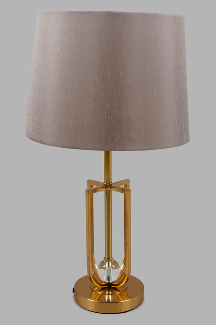 Redtag-Gold-Modern-Metal-Table-Lamp-Category:Lamps,-Colour:Gold,-Deals:New-In,-Filter:Home-Decor,-HMW-HOM-Lighting,-New-In-HMW-HOM,-Non-Sale,-Section:Homewares,-W22O-Home-Decor-