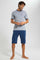 Redtag-Grey/Navy-Pyjama-Sets-Category:Pyjama-Sets,-Colour:Grey,-Deals:New-In,-Filter:Men's-Clothing,-Men-Pyjama-Sets,-New-In-Men,-Non-Sale,-S22D,-Section:Men-Men's-