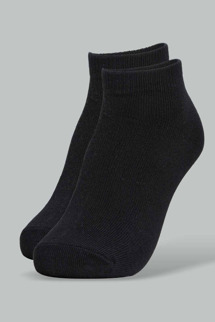 Redtag-White/Black/Grey-Mel-3-Pcs-Pack-Ankle-Socks-365,-BSR-Socks,-Category:Socks,-Colour:Assorted,-Deals:New-In,-Filter:Senior-Boys-(8-to-14-Yrs),-New-In-BSR-APL,-Non-Sale,-Section:Boys-(0-to-14Yrs)-Senior-Boys-9 to 14 Years