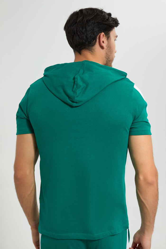 Redtag-Green-Hoody-T-Shirt-Graphic-T-Shirts-Men's-