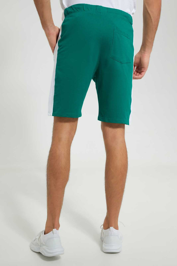 Redtag-Green-Terry-Short-Active-Shorts-Men's-