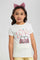 Redtag-Cream-T-Shirt-With-Placment-Print-Category:T-Shirts,-Colour:Cream,-Deals:New-In,-Filter:Girls-(2-to-8-Yrs),-GIR-T-Shirts,-New-In-GIR,-Non-Sale,-S22D,-Section:Girls-(0-to-14Yrs),-TBL-Girls-2 to 8 Years