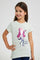 Redtag-Mint-T-Shirt-With-Placment-Print-Graphic-T-Shirts-Girls-2 to 8 Years