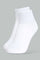 Redtag-White-4-Pc-Pack-Socks-Full-Length-Socks-Girls-2 to 8 Years