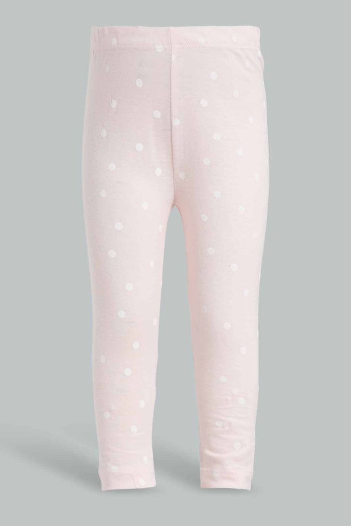 Redtag-Mint-&-Pink-Placement-Print-Pyjama-Sets-Pyjama-Sets-Infant-Girls-3 to 24 Months