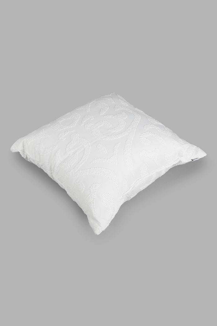 Redtag-Ivory-Jacquard-7-Piece-Comforter-Set-(King-Size)-Category:Comforters,-Colour:Ivory,-Deals:New-In,-Filter:Home-Bedroom,-HMW-BED-Comforters,-New-In-HMW-BED,-Non-Sale,-Section:Homewares,-W22O-Home-Bedroom-