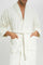 Redtag-Cream-Ribbed-Bathrobe-Category:Robes,-Colour:Cream,-Deals:New-In,-Filter:Home-Bathroom,-HMW-BAC-Robes,-New-In-HMW-BAC,-Non-Sale,-Section:Homewares,-W22A-Home-Bathroom-
