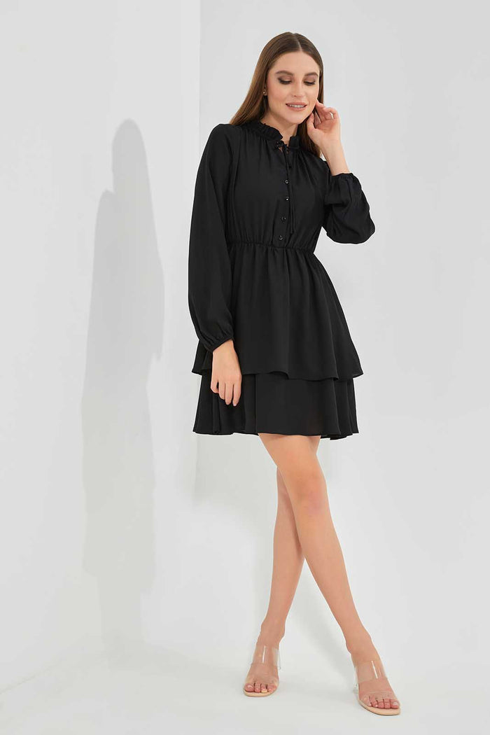 Redtag-Assorted-Long-Sleeve-Wovented-Drs-Category:Dresses,-Colour:Assorted,-Deals:New-In,-Filter:Women's-Clothing,-LEC,-LEC-Dresses,-New-In-LEC,-Non-Sale,-Section:Women,-W22O-Women's-