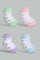 Redtag-Multi-Coloured-Floral-Print-4Pcs-Ankle-Length-Socks-365,-Category:Socks,-Colour:Apricot,-Deals:New-In,-Filter:Infant-Girls-(3-to-24-Mths),-ING-Socks,-New-In-ING-APL,-Non-Sale,-Section:Girls-(0-to-14Yrs)-Infant-Girls-3 to 24 Months