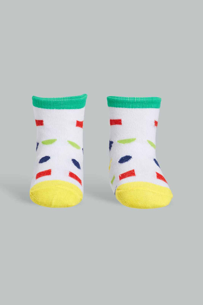 Redtag-Whitre-Splatter-Print-Impulse-Socks-2-Pack-(Ankle-Length)-365,-Category:Socks,-Colour:Assorted,-Deals:New-In,-Filter:Infant-Boys-(3-to-24-Mths),-IMP,-INB-Socks,-New-In-INB-APL,-Non-Sale,-Section:Boys-(0-to-14Yrs)-Infant-Boys-3 to 24 Months