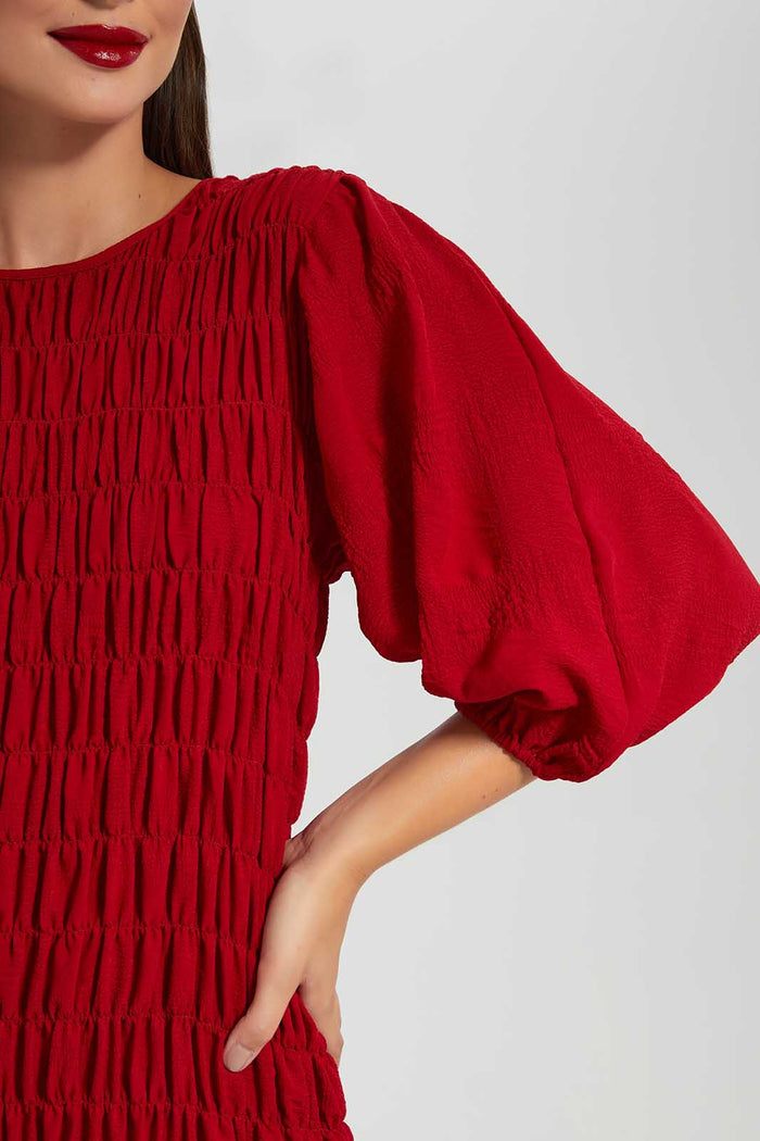 Redtag-Red-Dress-Category:Dresses,-Colour:Red,-Deals:New-In,-Filter:Women's-Clothing,-LDC,-LDC-Dresses,-New-In-LDC-APL,-Non-Sale,-Section:Women,-W22O-Women's-