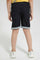 Redtag-Black-Knit-Denim-Elasticated-Waist-Shorts-BOY-Shorts,-Category:Shorts,-Colour:Black,-Deals:New-In,-Filter:Boys-(2-to-8-Yrs),-New-In-BOY-APL,-Non-Sale,-Section:Boys-(0-to-14Yrs),-TBL,-W22O-Boys-2 to 8 Years
