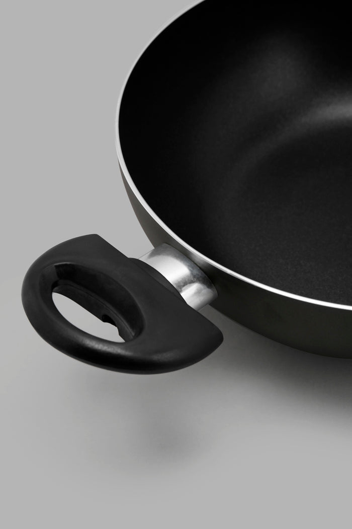 Redtag-Black-Aluminum-Non-Stick-Wok-Pan-(26Cm)-365,-Category:Pans,-Colour:Black,-Deals:New-In,-Filter:Home-Dining,-HMW-DIN-Cookware,-New-In-HMW-DIN,-Non-Sale,-Section:Homewares-Home-Dining-