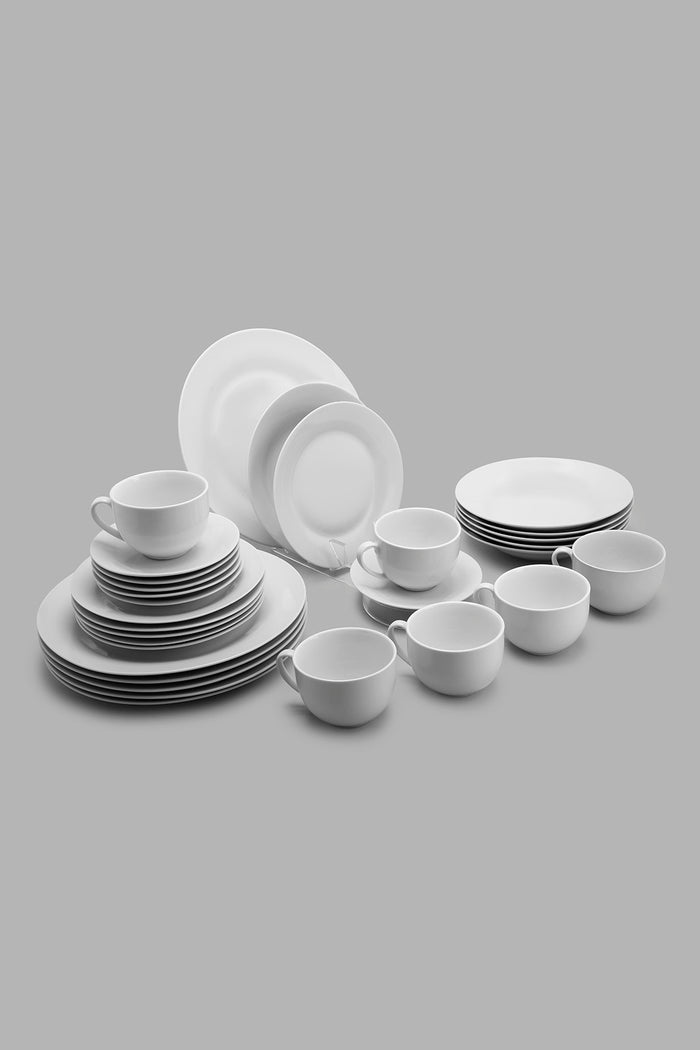 Redtag-White-Dinner-Set-(30-Piece)-365,-Category:Dinner-Sets,-Colour:White,-Deals:New-In,-Filter:Home-Dining,-HMW-DIN-Crockery,-New-In-HMW-DIN,-Non-Sale,-Section:Homewares-Home-Dining-