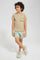 Redtag-Stone-Dino-Print-Pocket-SS-T-Shirt-BOY-T-Shirts,-Category:T-Shirts,-Colour:Beige,-Deals:New-In,-Filter:Boys-(2-to-8-Yrs),-New-In-BOY,-Non-Sale,-Section:Boys-(0-to-14Yrs),-TBL,-W22O-Boys-2 to 8 Years