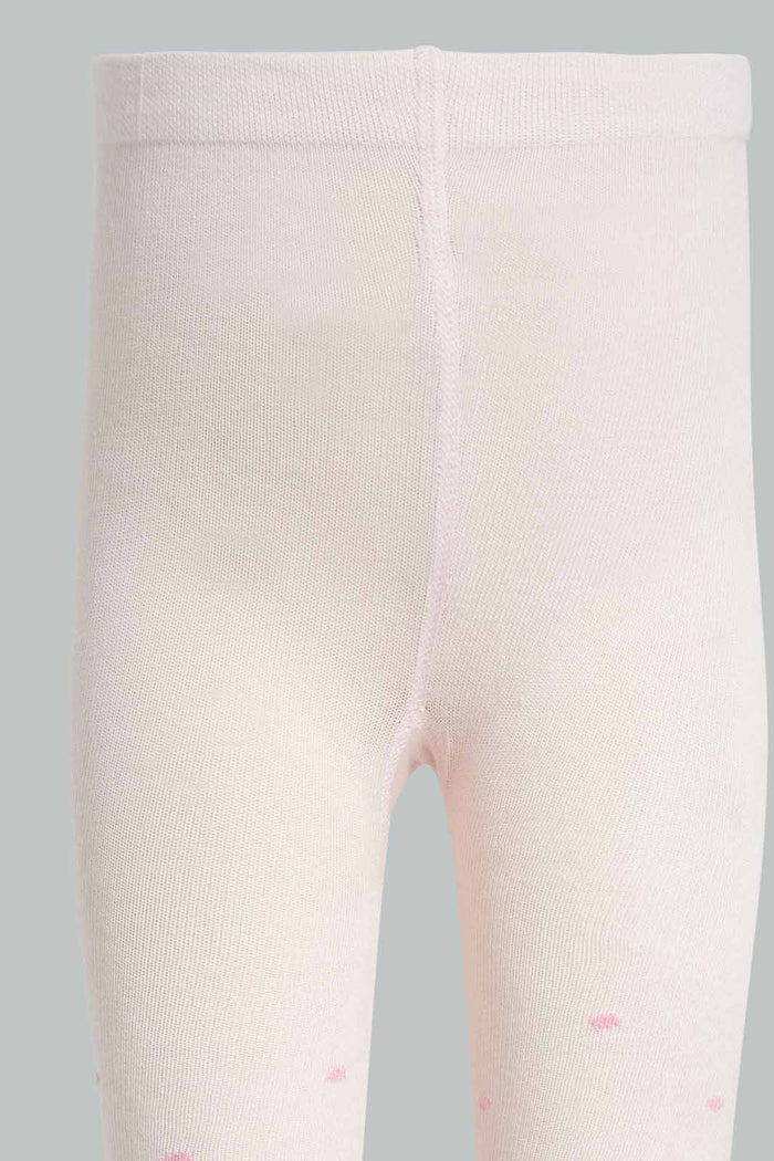 Redtag-Pink-Polka-Dot-Stockings-365,-Category:Tights,-Colour:Apricot,-Deals:New-In,-Filter:Infant-Girls-(3-to-24-Mths),-ING-Tights,-New-In-ING-APL,-Non-Sale,-Section:Girls-(0-to-14Yrs)-Infant-Girls-3 to 24 Months