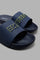 Redtag-Navy-Slogan-Print-Slide-BSR-Flip-Flops,-Category:Flip-Flops,-Colour:Navy,-Deals:New-In,-Filter:Boys-Footwear-(5-to-14-Yrs),-New-In-BSR-FOO,-Non-Sale,-Section:Boys-(0-to-14Yrs),-W22A-Senior-Boys-5 to 14 Years