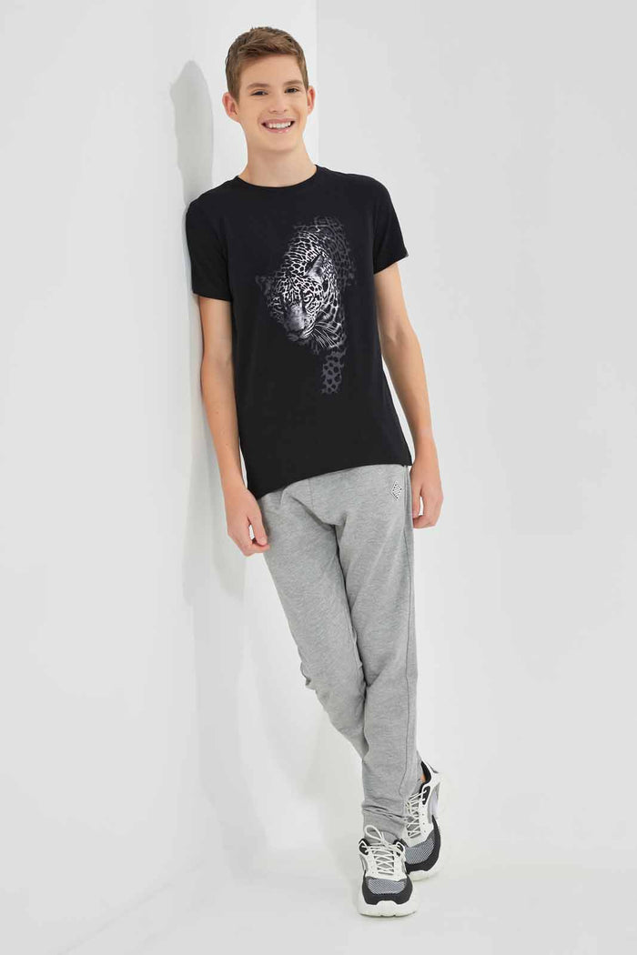 Redtag-Grey-Mel-Table-Active-Pant-BSR-Joggers,-Category:Joggers,-Colour:Grey,-Deals:New-In,-Filter:Senior-Boys-(9-to-14-Yrs),-New-In-BSR-APL,-Non-Sale,-Section:Boys-(0-to-14Yrs),-TBL,-W22O-Senior-Boys-9 to 14 Years