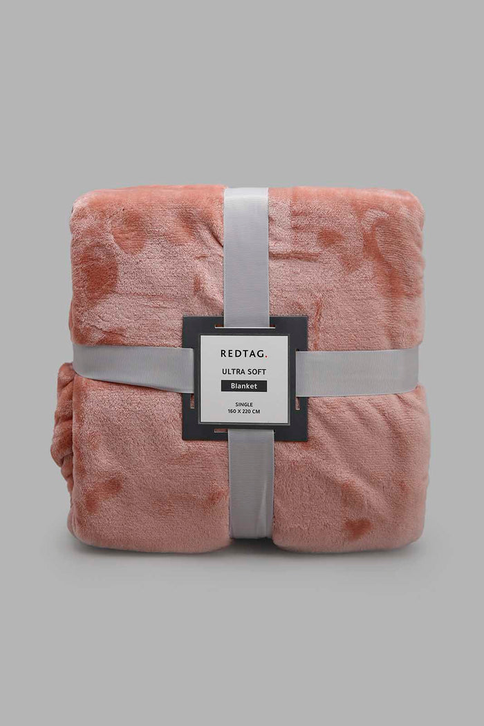 Redtag-Pink-Ultra-Soft-Blanket-(Single-Size)-Category:Blankets,-Colour:Pink,-Deals:New-In,-Filter:Home-Bedroom,-HMW-BED-Blankets,-New-In-HMW-BED,-Non-Sale,-Section:Homewares,-W22O-Home-Bedroom-
