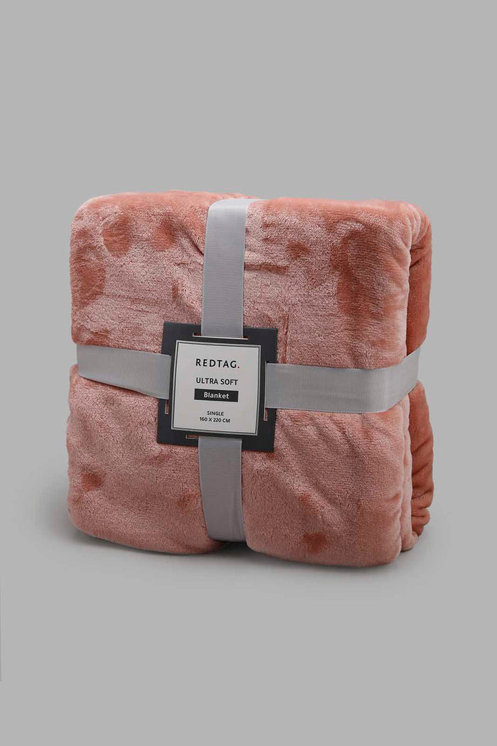 Redtag-Pink-Ultra-Soft-Blanket-(Single-Size)-Category:Blankets,-Colour:Pink,-Deals:New-In,-Filter:Home-Bedroom,-HMW-BED-Blankets,-New-In-HMW-BED,-Non-Sale,-Section:Homewares,-W22O-Home-Bedroom-