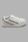 Redtag-White-Lace-Up-Sneakers-Category:Trainers,-Colour:White,-Deals:New-In,-Filter:Girls-Footwear-(3-to-5-Yrs),-GIR-Trainers,-New-In-GIR-FOO,-Non-Sale,-Section:Girls-(0-to-14Yrs),-W22B-Girls-3 to 5 Years
